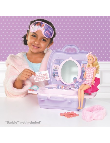 Valigetta Barbie Deluxe Wellness and Beauty Playset Bambine NEW00925 Grandi giochi | Futurartshop.com