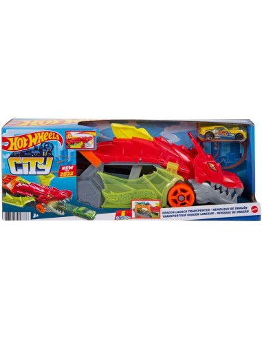 Playset Hot Wheels Dragon Launch Transporter Pista Bambini NEWGTK42 Mattel | Futurartshop.com