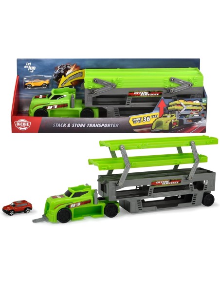 Dickie Toys Car Transporter 44.5 cm 5 Levels with Ramp & Car Included NEW203747002 Simba Toys | Futurartshop.com