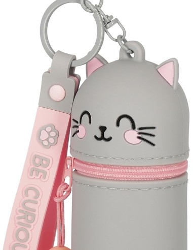 Cat Coin Purse with Keychain Kids Mini Wallet Cute LEGMKAW0004 Legami Milano | Futurartshop.com
