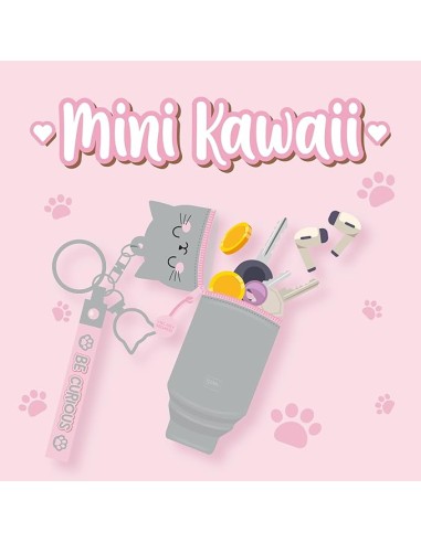 Cat Coin Purse with Keychain Kids Mini Wallet Cute LEGMKAW0004 Legami Milano | Futurartshop.com