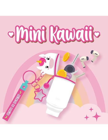 Unicorn Coin Purse with Keychain Kids Mini Wallet Cute LEGMKAW0003 Legami Milano | Futurartshop.com