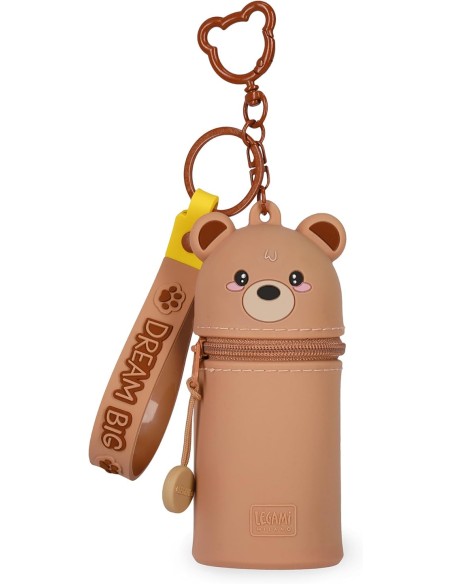 Bear Coin Purse with Keychain Kids Mini Wallet Cute LEGMKAW0002 Legami Milano | Futurartshop.com