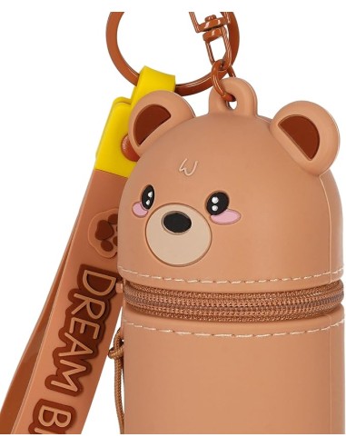 Bear Coin Purse with Keychain Kids Mini Wallet Cute LEGMKAW0002 Legami Milano | Futurartshop.com
