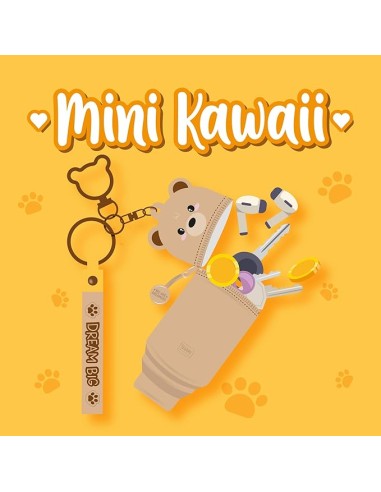 Bear Coin Purse with Keychain Kids Mini Wallet Cute LEGMKAW0002 Legami Milano | Futurartshop.com