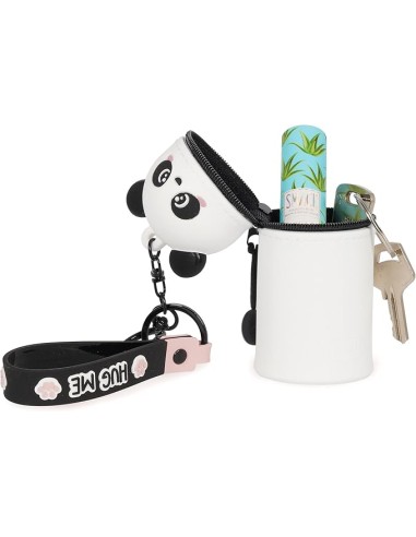 Panda Coin Purse with Keychain Kids Mini Wallet Cute LEGMKAW0001 Legami Milano | Futurartshop.com