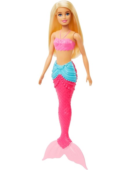 Bambola Barbie Sirena Dreamtopia Luci Magiche Coda Rosa TOYHGR05 Mattel | Futurartshop.com