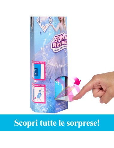 Bambola Elsa Spin & Reveal Disney Frozen Abiti a Sorpresa NEWHTG25 Mattel | Futurartshop.com