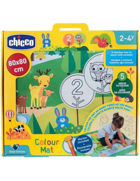 Coloring Mat with Book 80x80 cm FIC64392 Chicco | Futurartshop.com