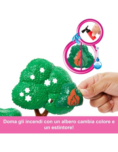 Playset Barbie Vigilessa del Fuoco Pompiere con Accessori NEWHRG55 Mattel | Futurartshop.com