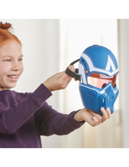 Maschera Captain America con Visore Elettronico AGRF93035L Hasbro | Futurartshop.com