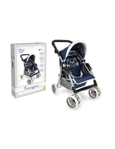Bear Doll Stroller Metal Pushchair with Reclining Backrest TEO74255 Teorema | Futurartshop.com