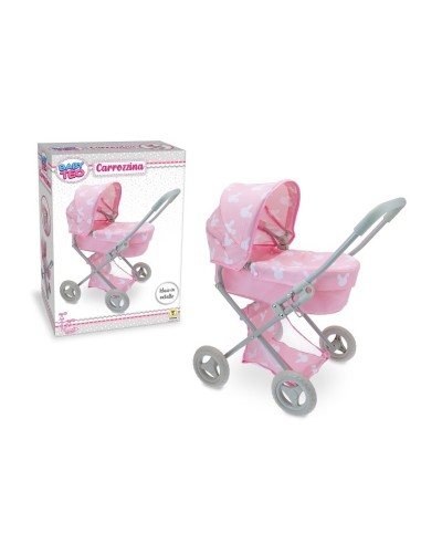 Baby Teo Doll Pram Stroller 53x88x62 cm TEO74322 Teorema | Futurartshop.com