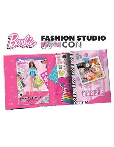 Album barbie fashion studio style icon LIS12839 Lisciani | Futurartshop.com