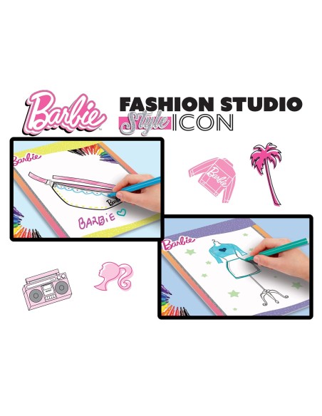 Album barbie fashion studio style icon LIS12839 Lisciani | Futurartshop.com