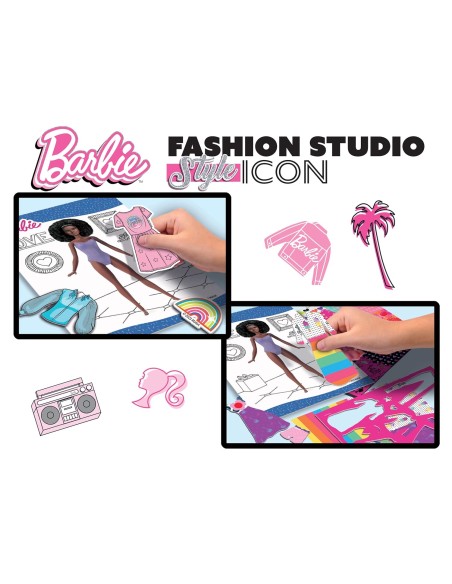 Album barbie fashion studio style icon LIS12839 Lisciani | Futurartshop.com