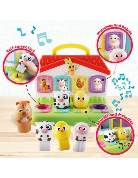 Carotina Baby Country Animali - Fattoria Educativa LIS117741 Lisciani | Futurartshop.com