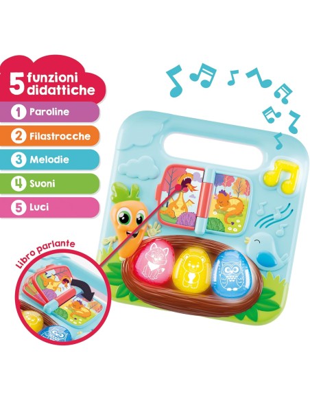 Carotina Baby Mini Tavolino Educativo Il Bosco Parlante LIS117727 Lisciani | Futurartshop.com