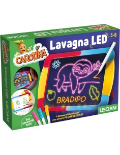 Small carrot chalkboard, fluorescent led LIS64137 Lisciani | Futurartshop.com