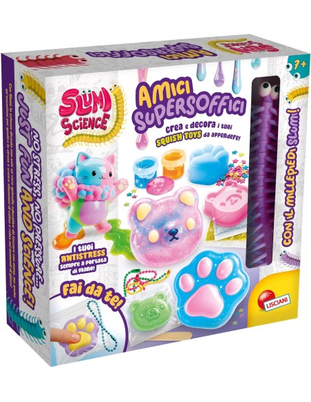 Kit Creativo Slumi Science Amici Supersoffici Squishy LIS117963 Lisciani | Futurartshop.com