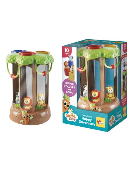 Gioco Incastri Carotina Baby My First Logic Savana Animali LIS117697 Lisciani | Futurartshop.com