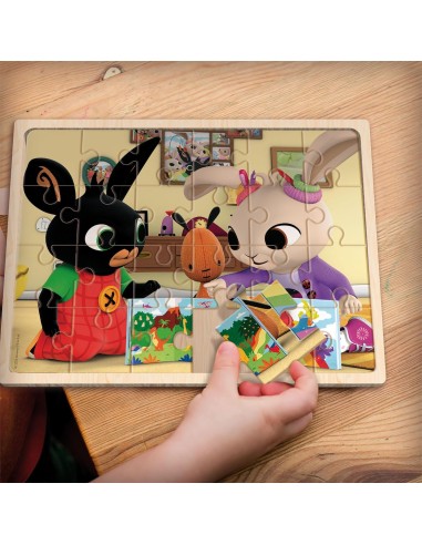 Bing Wooden Puzzle 24 Pieces Cartoon Kids Educational LIS111220 Lisciani | Futurartshop.com