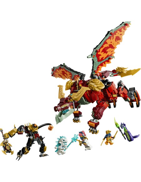 LEGO Ninjago 71868 Mech drago mutaforma di Wyldfyre