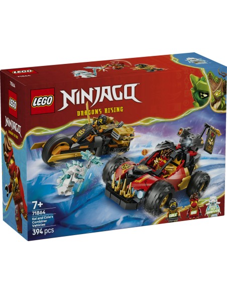 LEGO Ninjago 71864 Veicoli combinanti di Kai e Cole