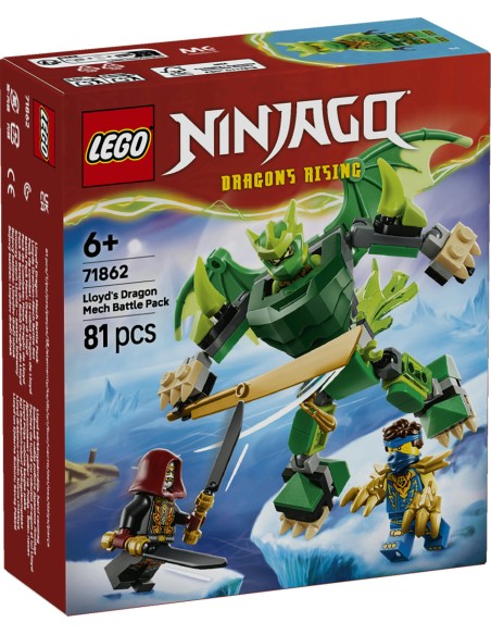 LEGO Ninjago 71862 Battle Pack Mech Drago di Lloyd