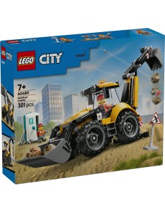 LEGO City 60480 Scavatrice da cantiere gialla