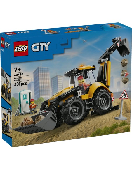 LEGO City 60480 Yellow Construction Excavator