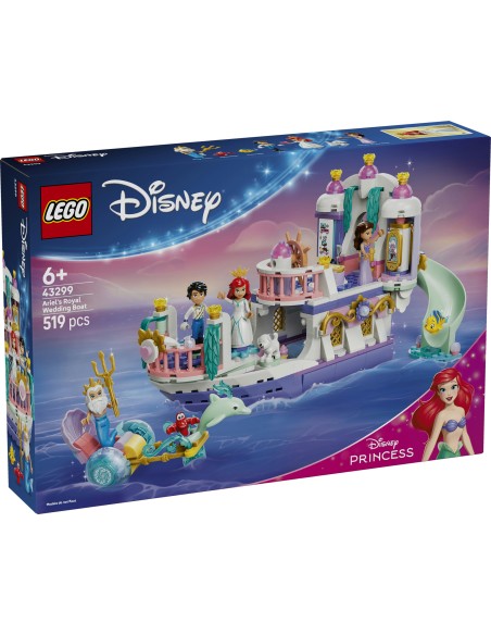 LEGO Disney Princess 43299 La barca nuziale di Ariel
