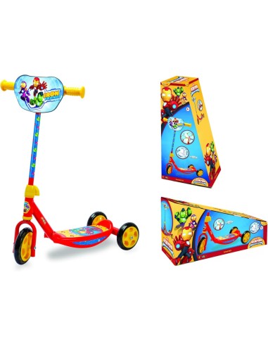Marvel Iron Man 3-Wheel Kids Scooter – Adjustable, Ages 3+ SIM7600750929 Simba Toys | Futurartshop.com