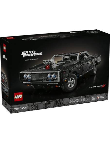 LEGO Technic 42231 Dodge Charger R/T Fast and Furious Car LEG6588579 Lego | Futurartshop.com
