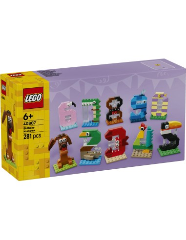 LEGO 40807 Birthday Numbers LEG6531178 Lego | Futurartshop.com