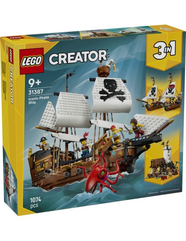 LEGO Creator 31387 Iconic Pirate Ship LEG6585564 Lego | Futurartshop.com