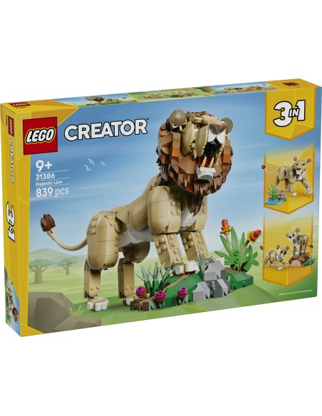 LEGO Creator 31386 Wild Animals: Majestic Lion LEG6585562 Lego | Futurartshop.com