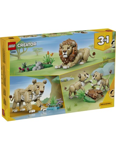 LEGO Creator 31386 Animali selvatici: Leone Maestoso LEG6585562 Lego | Futurartshop.com