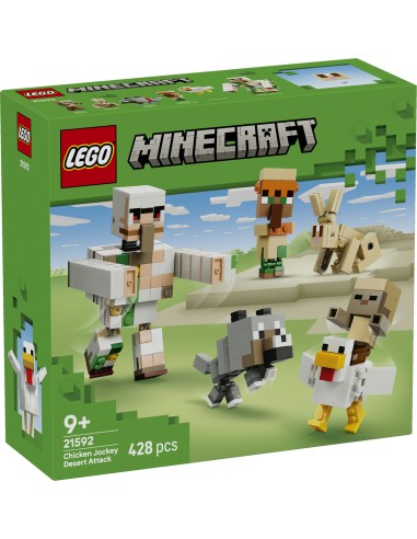 LEGO Minecraft 21592 Chicken Jockey Desert Attack LEG6585536 Lego | Futurartshop.com
