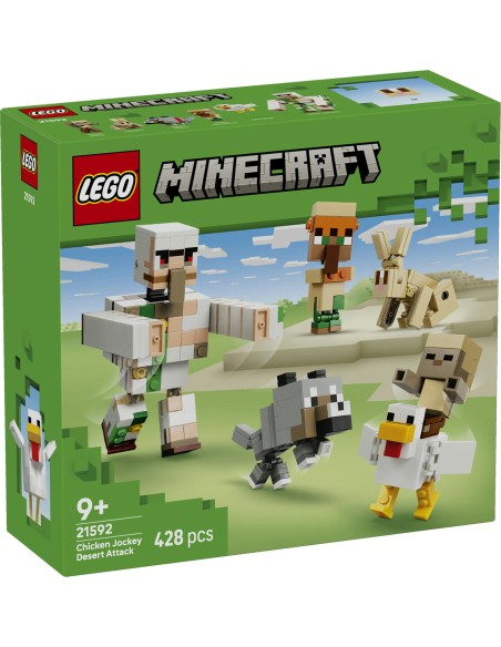 LEGO Minecraft 21592 Chicken Jockey Desert Attack LEG6585536 Lego | Futurartshop.com