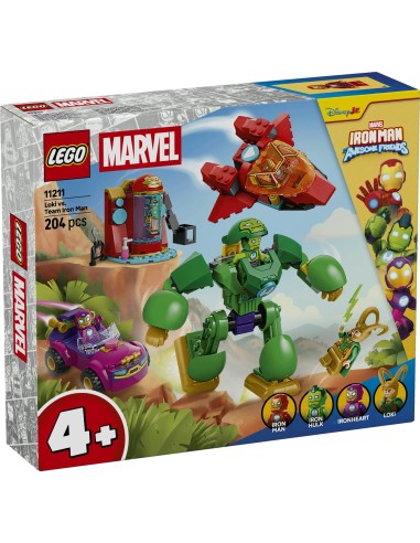 LEGO Marvel 11211 Loki vs. Team Iron Man – Super Heroes Set LEG6590583 Lego | Futurartshop.com