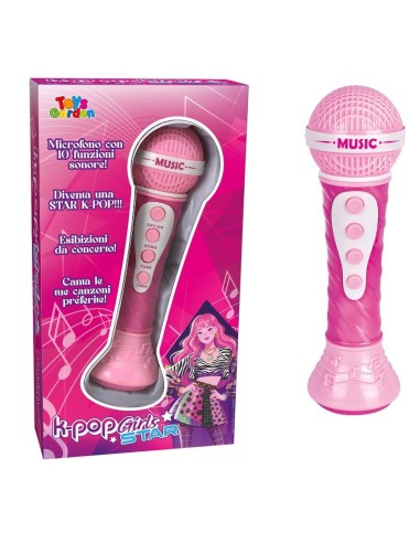 K-pop Idols Star Karaoke Microphone Toy with 10 Functions for Kids TOY28595 Toys Garden | Futurartshop.com