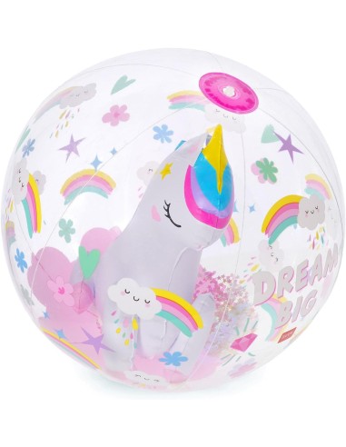 Inflatable unicorn beach ball LEGBBS0003 Legami Milano | Futurartshop.com