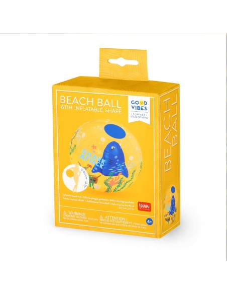 Inflatable shark beach ball LEGBBS0004 Legami Milano | Futurartshop.com