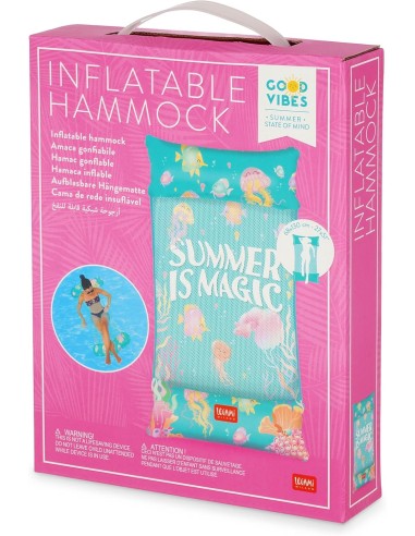 Inflatable hammock summer is magic LEGBHAM0005 Legami Milano | Futurartshop.com