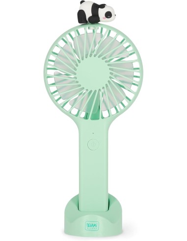 Portable rechargeable panda fan with base LEGMDF0001 Legami Milano | Futurartshop.com