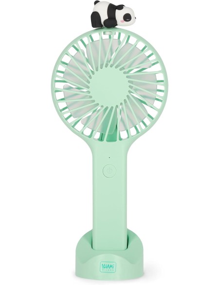 Portable rechargeable panda fan with base LEGMDF0001 Legami Milano | Futurartshop.com