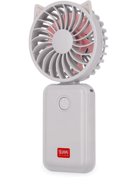 Rechargeable Kitty Portable Fan LEGFAN0005 Legami Milano | Futurartshop.com