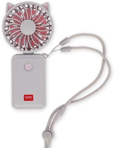 Rechargeable Kitty Portable Fan LEGFAN0005 Legami Milano | Futurartshop.com