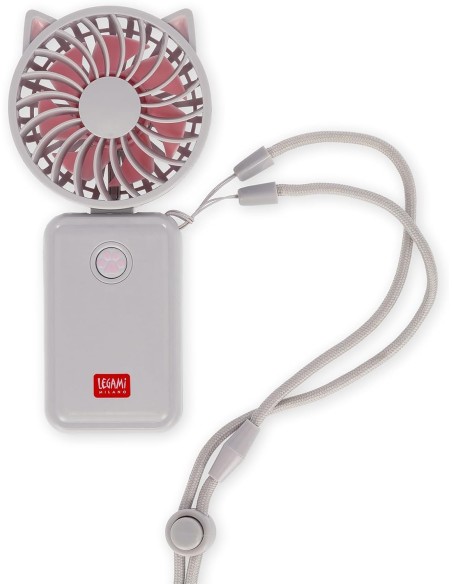 Rechargeable Kitty Portable Fan LEGFAN0005 Legami Milano | Futurartshop.com